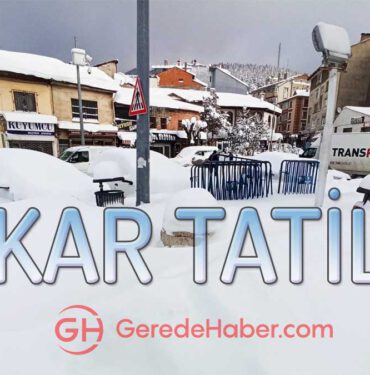 21 Mart'a Kar Tatili Geldi 7 Gerede - Kar Tatili