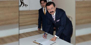 Ersin Kaşka ve Rifat Hisarcıklıoğlu